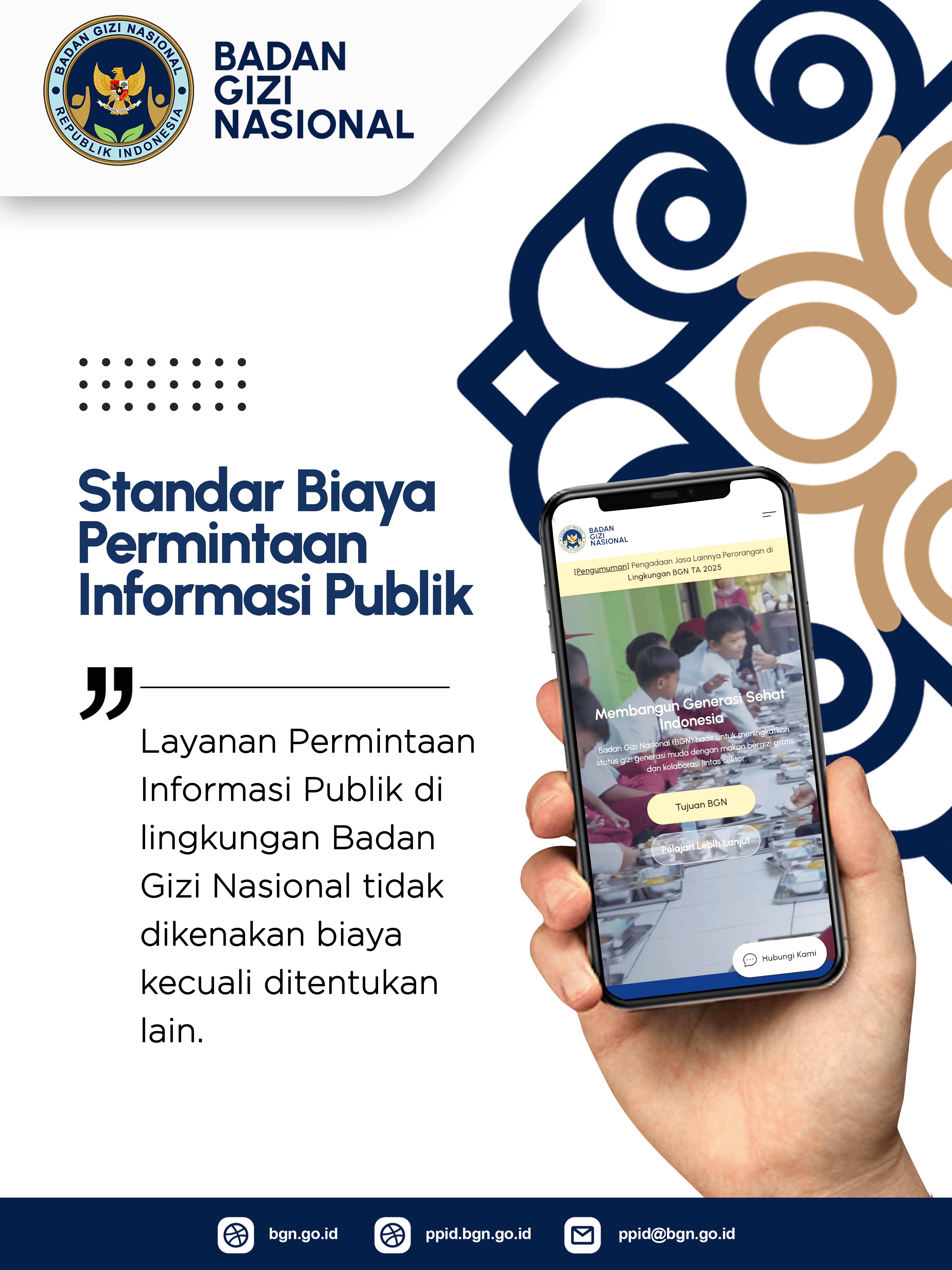 Biaya Pelayanan PPID BGN